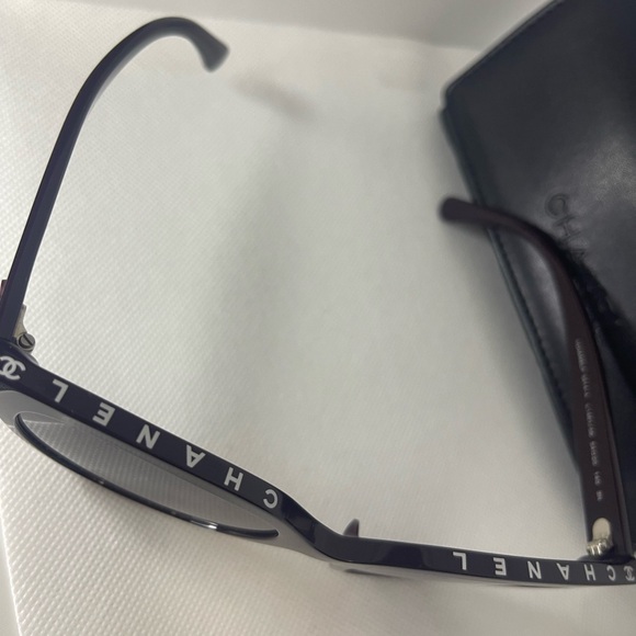 Chanel Burgundy Butterfly Sunglasses - Picture 8 of 13